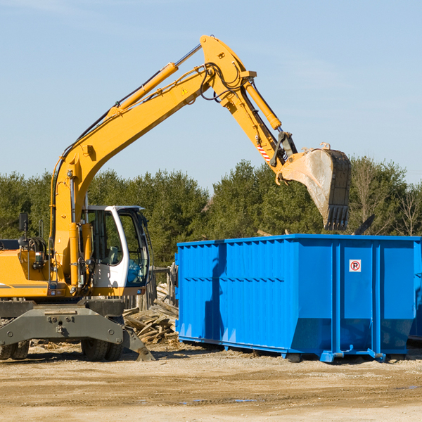 what kind of customer support is available for residential dumpster rentals in Fithian